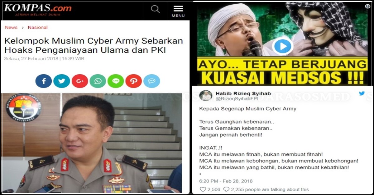 MCA Diobrak Abrik Kepolisian Akibat Menyebar Hoax, Habib Rizieq: Jangan Pernah Berhenti!!