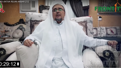 Habib Rizieq Serukan 2019 Ganti Presiden di Reuni 212