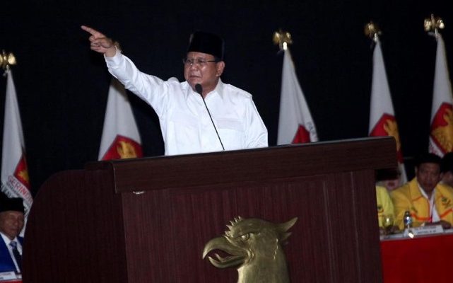 Prabowo Ramalkan Indonesia Punah Jika Capres 02 Kalah di Pilpres 2019