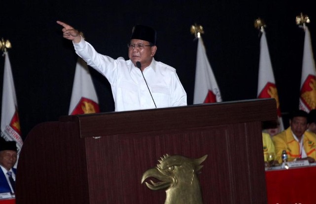 Prabowo Ramalkan Indonesia Punah Jika Capres 02 Kalah di Pilpres 2019