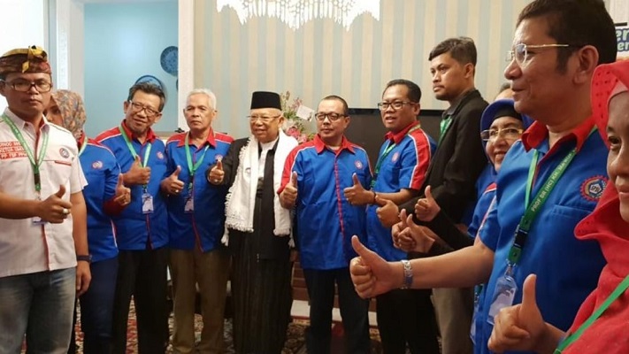 Punya 7 Juta Anggota, Buruh KSPSI Deklarasi Dukung Jokowi-Mar'uf Amin