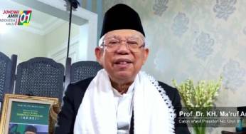 Video Ucapan Natal dari Ma’ruf Amin Dipelintir dengan Caption Berbeda