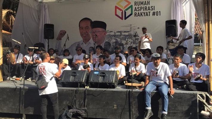 Alumni IKJ, Hanung, dan Mira Lesmana Deklarasi Dukung Jokowi-Ma'ruf