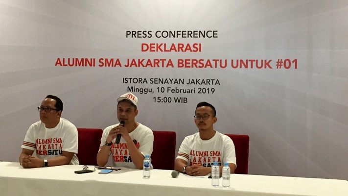 Karena Jujur dan Bersih, Alumni SMA se-Jakarta Deklarasi Dukung Jokowi
