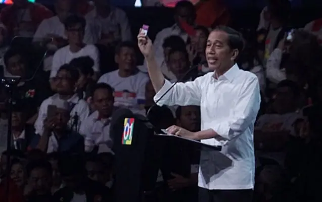 Optimis Akan Sejahtera, Jokowi Janjikan Kartu Sembako Murah dan KIP Kuliah