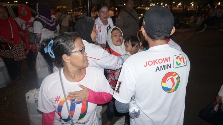 TKN Jokowi: Ada Relawan Terluka Akibat Ledakan di Parkir Timur Senayan