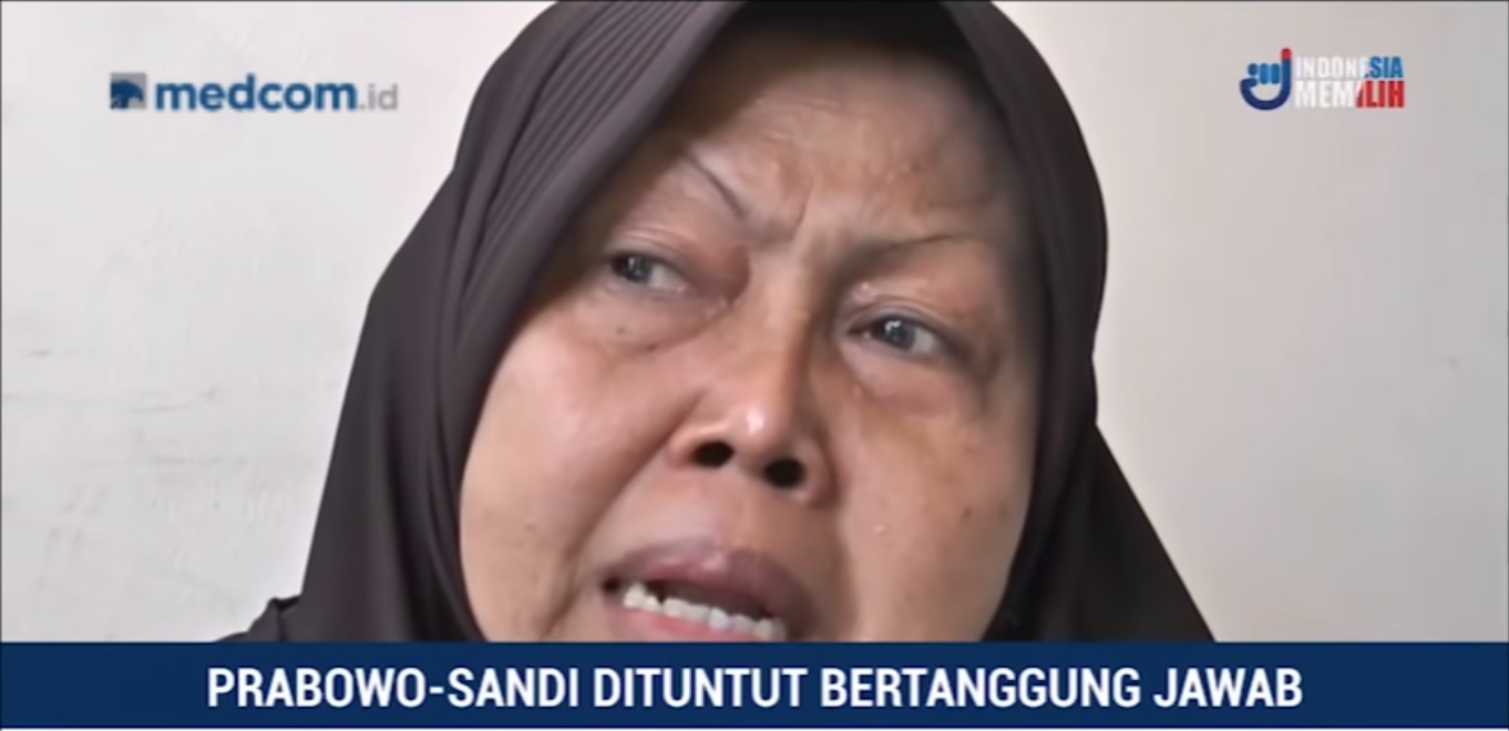 Video Ibu Herlina dari Salah Satu Ibu Kampanye Hitam Jokowi Minta Tanggung Jawab Prabowo-Sandiaga