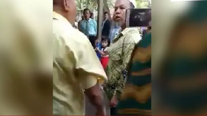 Viral Video Jemaat Melawan Pria Berpeci Coba Bubarkan Kebaktian Pertangiangan