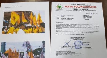 Golkar Lapor Bawaslu Terkait Benderanya Dipakai di Kampanye Prabowo