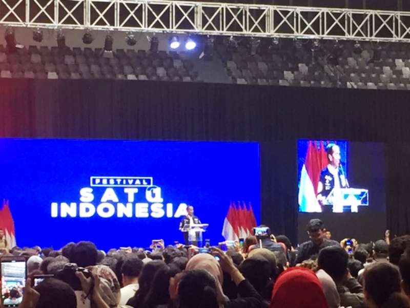 Jokowi ke Milenial: Tahu kan Unicorn?, yang Online-online Itu