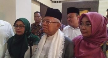 Ma’ruf Amin di Ultah ke-76 Mendapat Kejutan Sederhana di Tengah Safari Politik