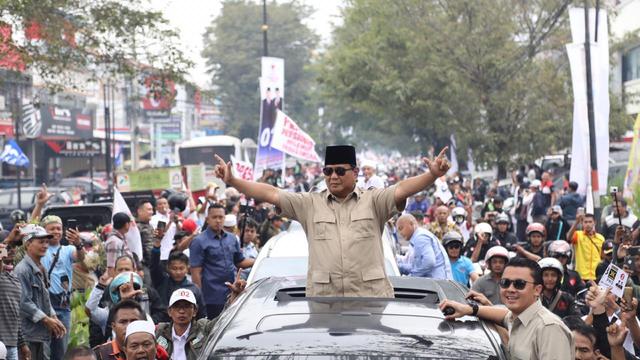 Prabowo Pakai Mobil Mantan Donatur ISIS Saat Kampanye di Cianjur, BPN Beri Klarifikasi