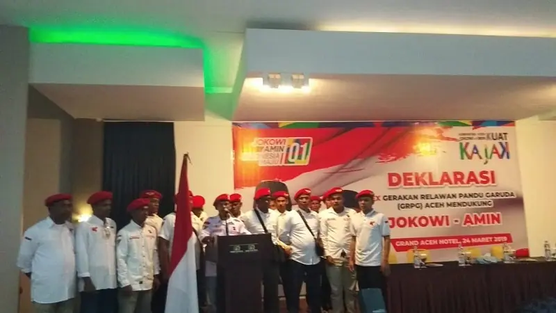 Relawan Prabowo-Sandi di Aceh Alihkan Dukungan ke Jokowi-Ma'ruf