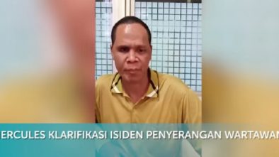 Video Hercules Memohon Maaf ke Wartawan Soal Insiden di PN Jakbar