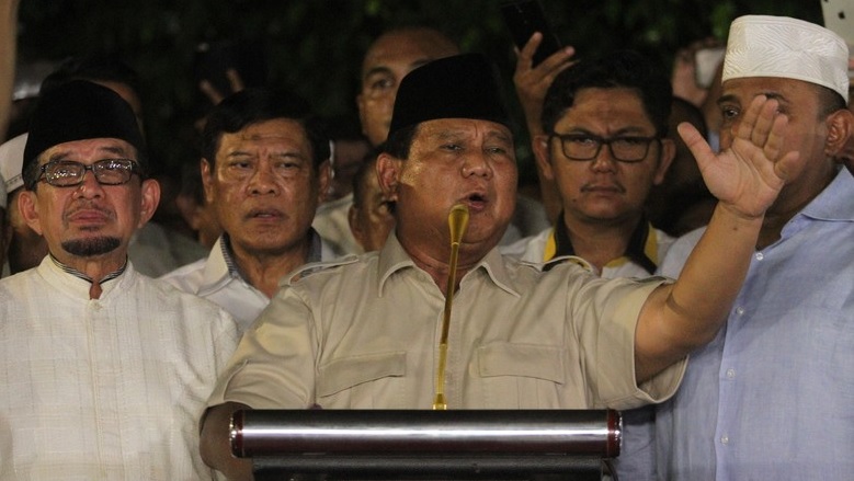 Prabowo Klaim Menang 62%, dari Mana Datanya? Pendukungnya Ngamuk-ngamuk dan Teriak-teriak di Jalan