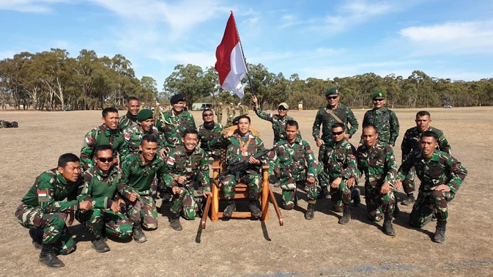 TNI Berhasil Pertahankan Gelar Juara di Ajang Menembak AASAM Australia