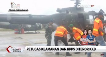 Video Detik-detik Anggota TNI-Polri saat Kawal KPPS dan C1 Plano Ditembaki KKB Papua