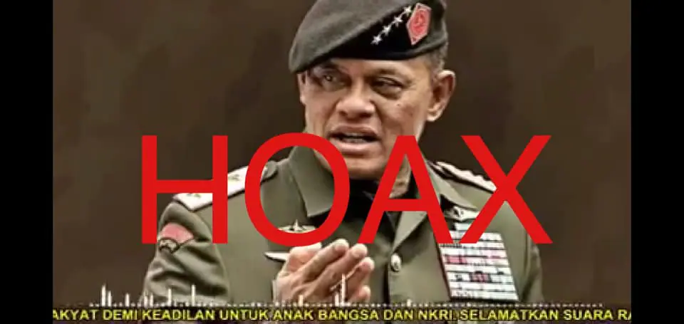 Viral Rekaman Suara Soal Pemilu Catut Namanya, Gatot Nurmantyo Sebut Ini Hoax!