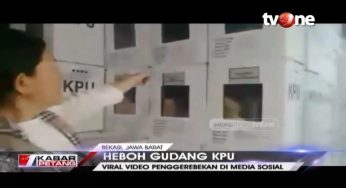 Viral Video Relawan BPN Sidak Gudang KPU Bekasi, Ini Penjelasan Bawaslu
