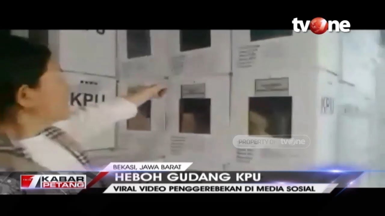 Viral Video Relawan BPN Sidak Gudang KPU Bekasi, Ini Penjelasan Bawaslu