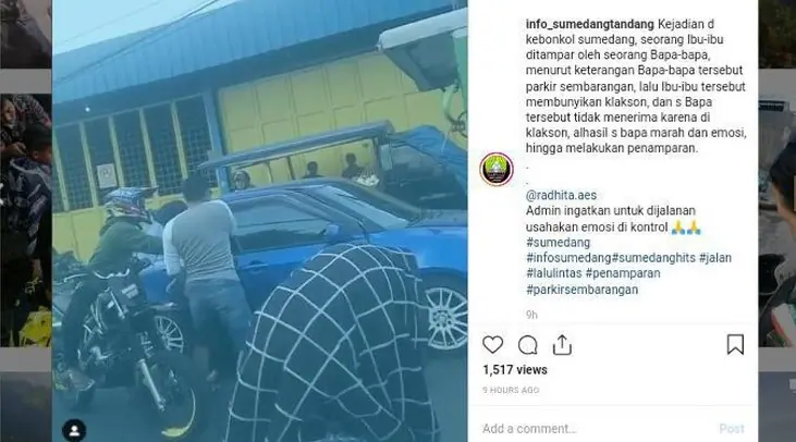 Polisi Tangkap Pengemudi Laki-laki Tampar Perempuan yang Videonya Viral
