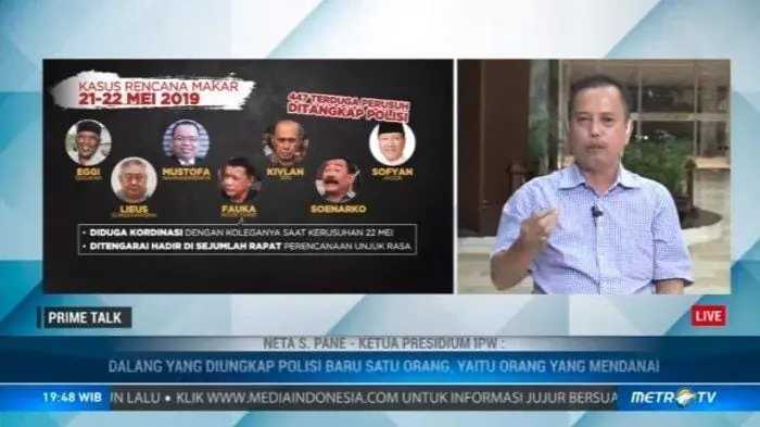Ketua IPW Sebut Inisial TS Datangkan Preman dari Surabaya Pakai Pesawat untuk Merusuh pada 22 Mei