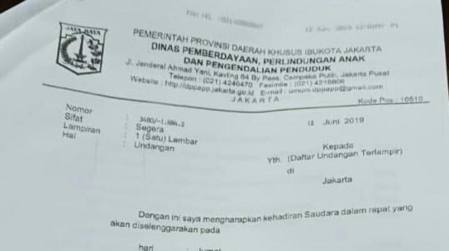Pemprov DKI Jakarta Batalkan Acara Ini, Akibat Viral Surat Undang Muslimah HTI