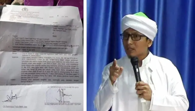Polisi Kirim Surat Panggilan Terkait Video Ceramah Ustaz Lancip Soal Aksi 22 Mei