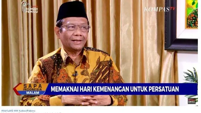 Reaksi Mahfud MD saat Jelaskan Suhu Politik yang Memanas Mulai Digembosi