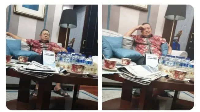 SBY Menangis Lagi Usai Baca Kumpulan Berita Kematian Ani Yudhoyono
