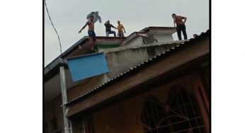 Video Pengedar Narkoba Kabur Lewat Atap Rumah Warga Sekitar Heboh