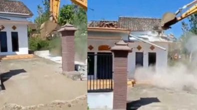 Viral Diduga Istri Selingkuh Rumah Dihancurkan, Polisi Ungkap Fakta Sebenarnya