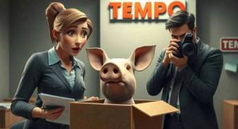 Heboh Kantor Tempo dapat Kiriman Paket Kepala Babi