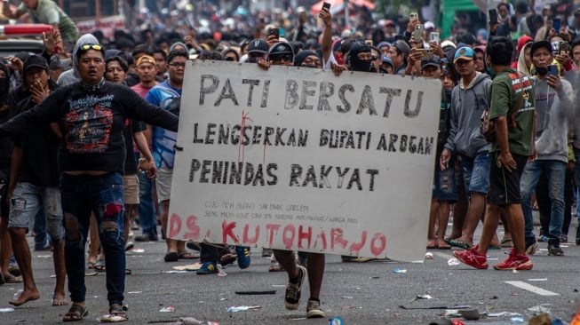 Warga Pati Demo KPK, untuk Tangkap Bupati Sudewo