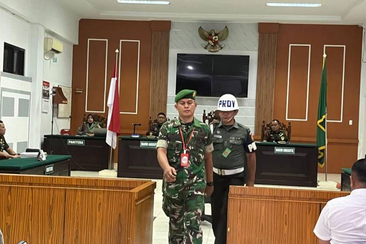Anggota TNI di Penjara 10 Bulan Kasus Pengadiayaan Seorang Pelajar