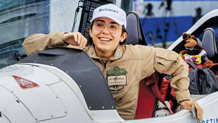 Pilot Perempuan Termuda Keliling Dunia asal Belgia-Inggris Zara Rutherford