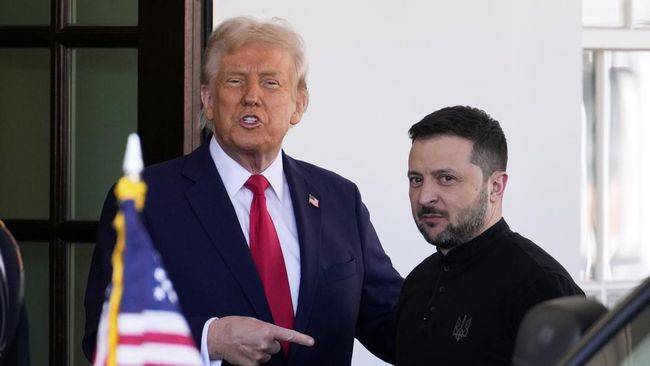 Akhirnya Rusia dan Ukraina Damai Setelah Pertemuan Donald Volodymyr Zelensky