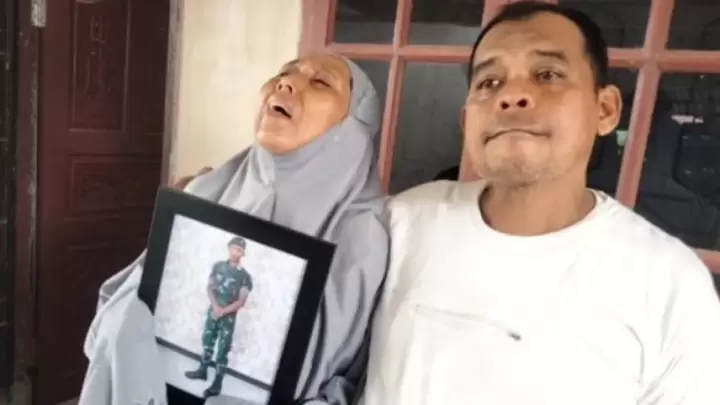 Keluarga Pratu Farkhan Sauqi Marpaung Terima Kabar Meninggal di Aniaya Senior