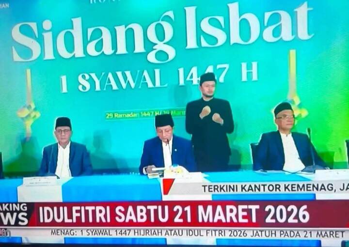 Jadi! Menag Resmi Umumkan Hari Raya Idulfitri 1 Syawal 1447 Hijriah jatuh pada 21 Maret 2026
