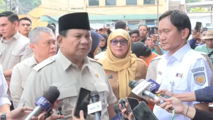 Prabowo Subianto Angkat Bicara Terkait Kecelakaan KRL di Bekasi, Kota Bekasi, Jawa Barat