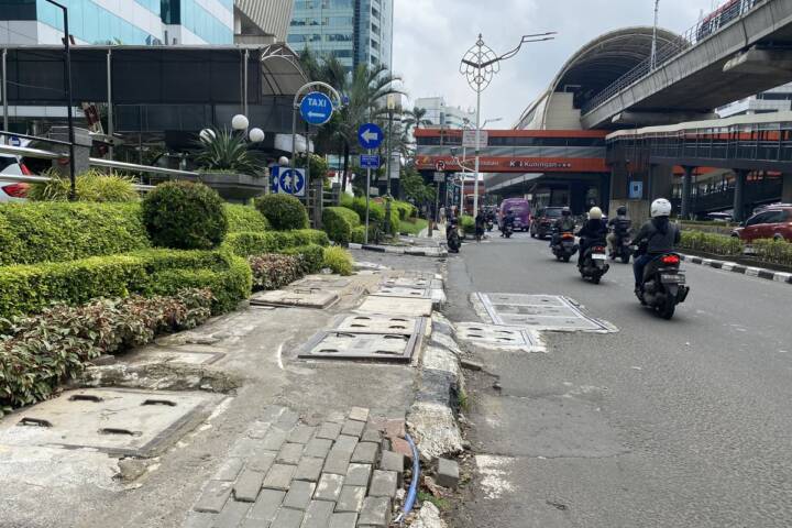 Dinas Bina Marga DKI terus Penataan Jalan HR Rasuna Said untuk Sambut HUT Jakarta