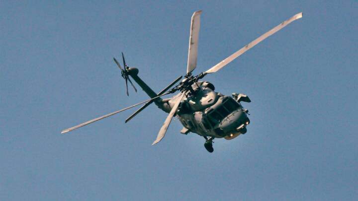 Helikopter Inggris jatuh di area Ladang, Tiga Kru Meninggal Dunia